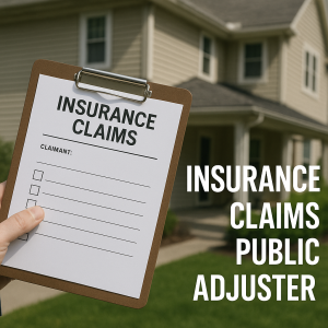insurance claims public adjuster